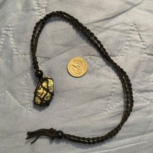 Hand made PNW River rock necklace 007